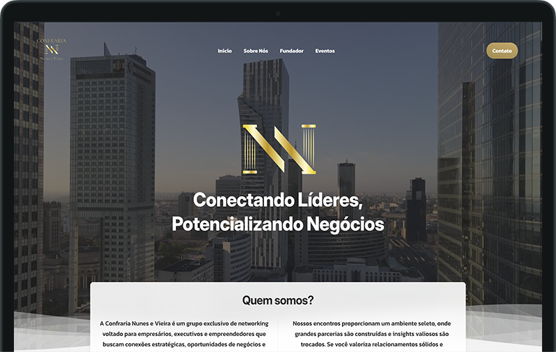 Confraria Landing Page